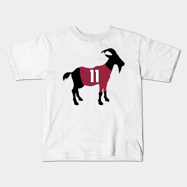 Larry Fitzgerald GOAT Kids T-Shirt by slawisa